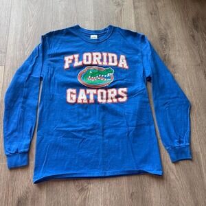 Florida Gators Long Sleeve‎ Shirt Men's M Blue NCAA SEC College Football UF